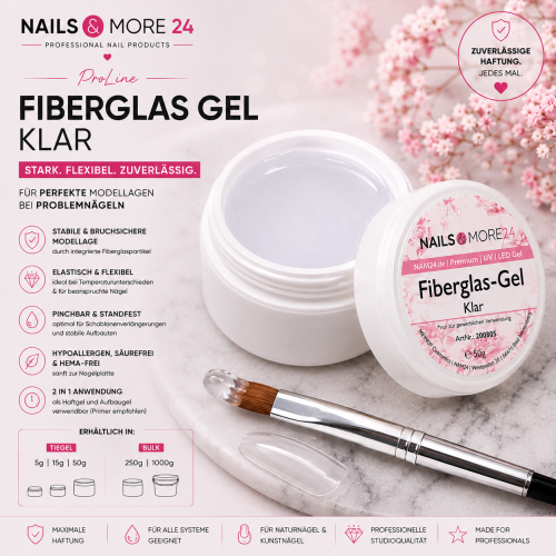 NAM24 - Fiberglas Gel Klar | (5-250g)